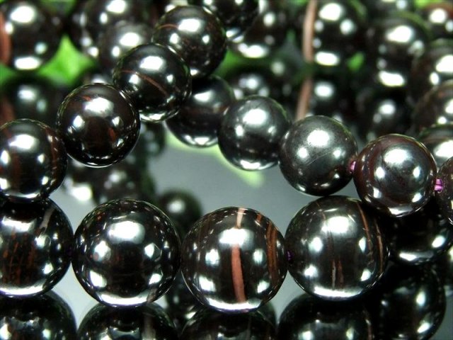 ブラック・ブラウン MIXアイアン・スギライト ブレスレット 8mm-8.5mm