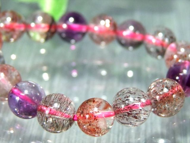 超透明 S級 スーパーセブン ブレスレット 7mm-7.5mm×26珠 別格の美しさ