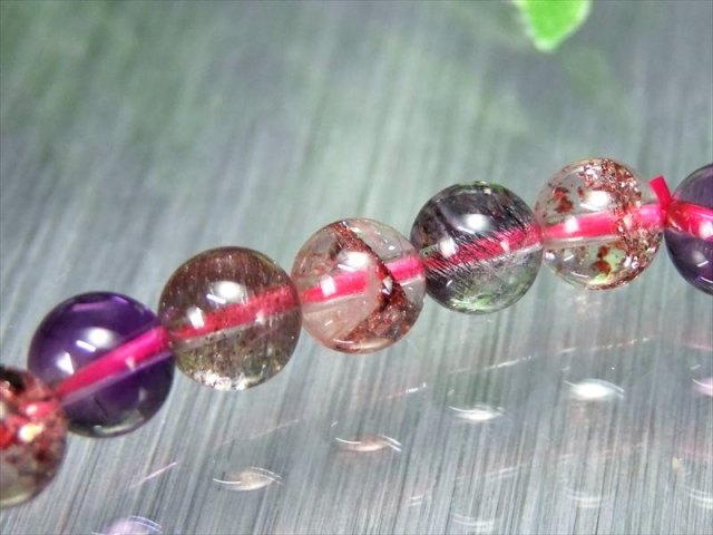 超透明 S級 スーパーセブン ブレスレット 7mm-7.5mm×26珠 別格の美しさ