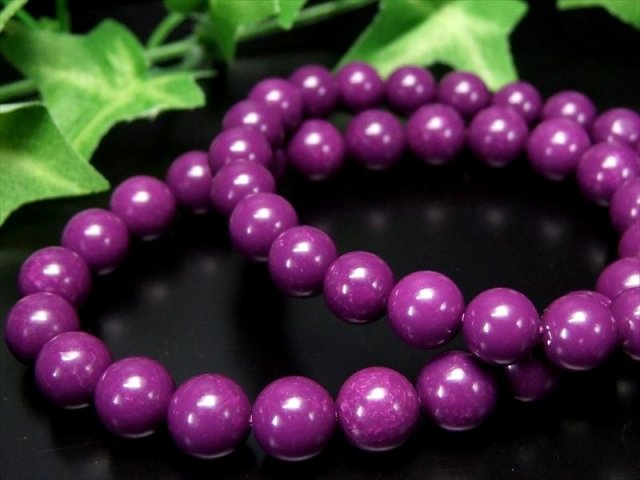 濃厚発色 フォスフォシデライト 斜燐鉄鉱 ブレスレット 7.5mm-8mm×24珠