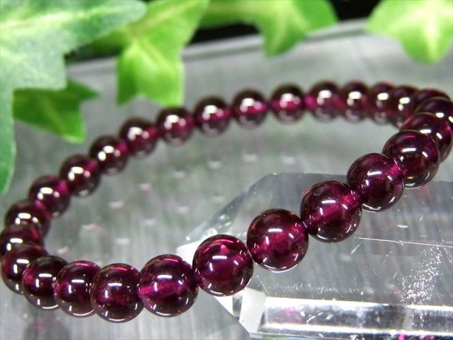 これぞロードライト 4A+ ロードライトガーネット ブレスレット 6.5mm
