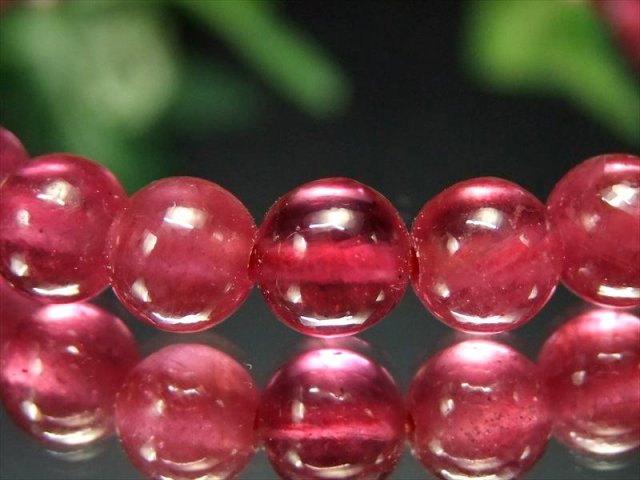 粒売り 5A 宝石質 ルビー バラ珠売り 6.5mm-7mm 透明感抜群 ピンク系
