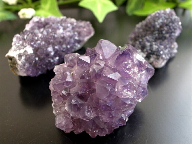 5個セット フラワーアメジスト クラスター 重さ 計181g 美結晶 愛の