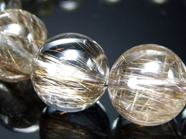 超透明水晶 過去最高品質 S級 シルバー ルチルクォーツ ブレスレット