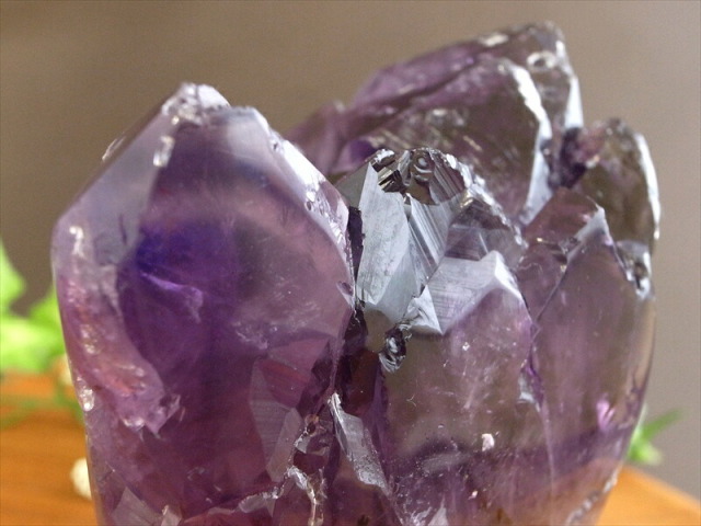 S級 アメジスト クラスター 最大幅 86mm 重さ 306g 極上 美結晶 愛の守護石 紫水晶 天然石 1点物 ウルグアイ産 パワーストーン 天然石