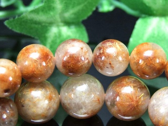 フラワールチルクォーツ ブレスレット 8mm-8.5mm×23珠前後 希少な星状