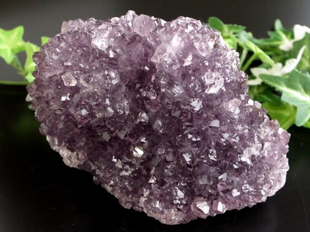 これぞ 花咲き 4A フラワー アメジスト クラスター 最大幅約117mm 重さ568g 美結晶 愛の守護石 紫水晶 天然石 1点物 ブラジル 産 パワーストーン 天然石