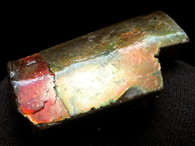 3A アンモライト 原石 最大幅約42mm 重さ約17.2g 1点物 生物起源の宝石 幸運を呼び込む石 極上一点物 カナダ 産 パワーストーン 天然石