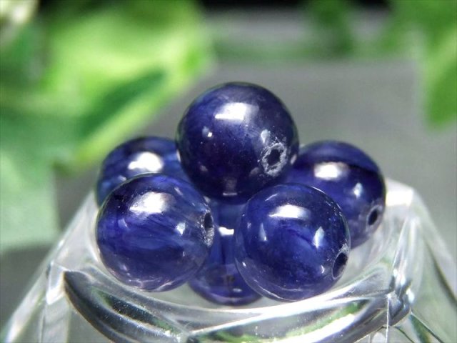 1珠売り 5A 7.5mm-8mm珠 極上透明 ブルーサファイア ビーズ 勝利を呼ぶ石 良質 美しいサファイアブルー 透明感良好 ミャンマー産 パワーストーン 天然石