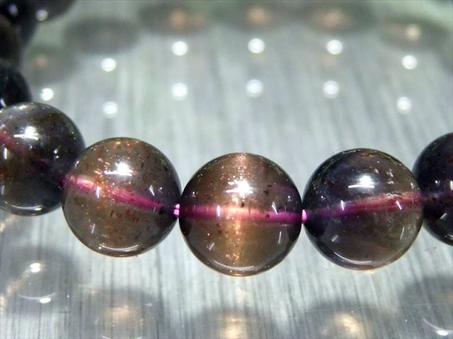 極上シラー& アベンチュレッセンス 4A アイオライト サンストーン ブレスレット 10mm-10.5mm×19珠 アイオライトとサンストーンの特性 予言の石 一点物