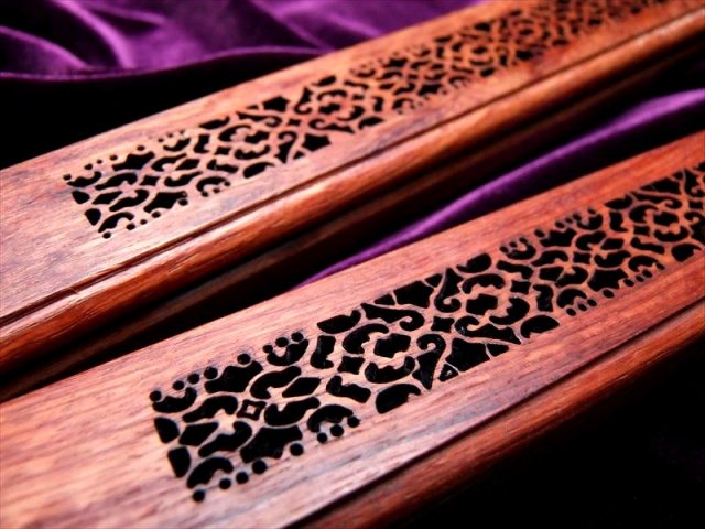 天然木製 香立て 5点