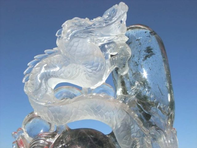 天翔ける龍！2度と入荷出来ないレベル グリーンガーデンクォーツ 龍  