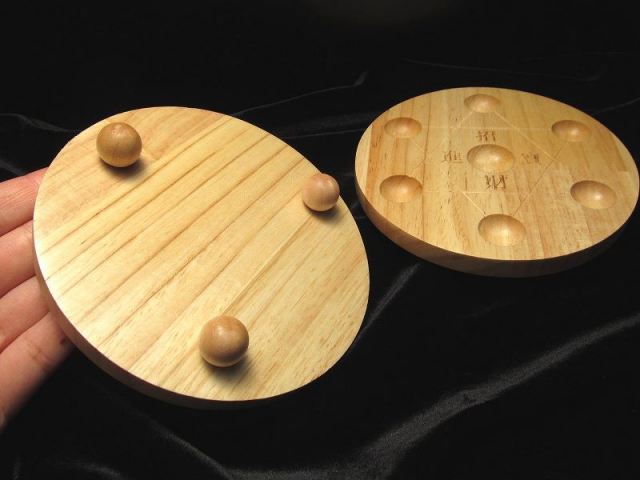 木製七星盤 直径約120mm 開運・風水アイテム! 大人気スピリチュアル