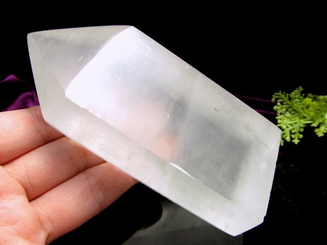 天然石 3.1㎏カルサイト ポイント（六角柱）パワーストーン