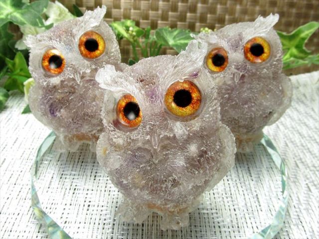 オルゴナイト ならせ 鉱石ぷっくりお月様とうさぎの冬 バックチャーム 