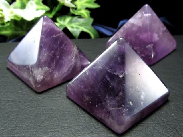 アメジスト　ピラミッド型　天然石 アメジスト ピラミッド型02◇Amethyst Pyramid◇天然石