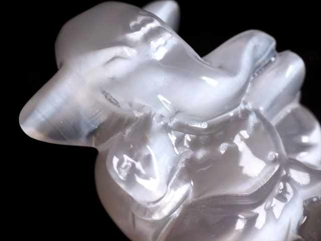 0117145 高品質　天然石セレナイトガネーシャ50＊97ミリ 0117145 高品質天然石セレナイトガネーシャ50＊97ミリ