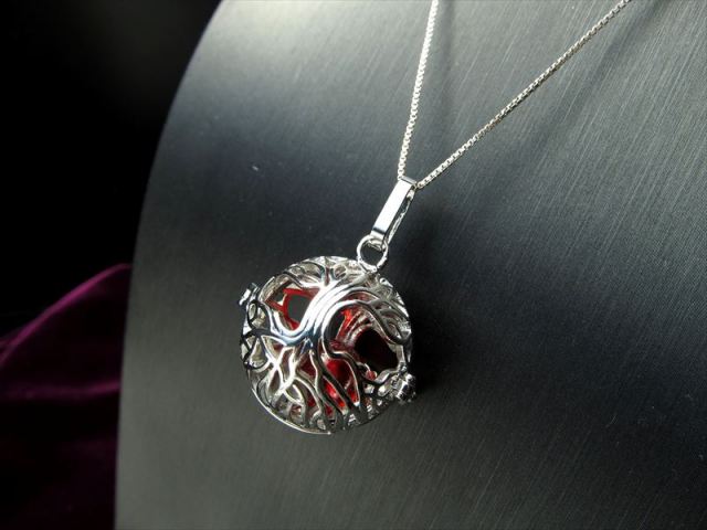 入れ替え可能 ツリーオブライフ型 ストーン入れ替えペンダント