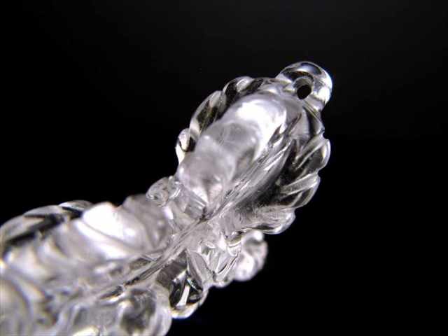 クリスタルカルタリドルジェ ペンダントトップ 縦約40mm-43mm 水晶 
