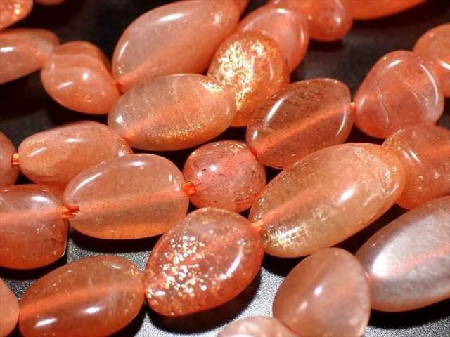 ★数量限定★高品質♢お買い得【サンストーン『勝利の石』タンブル連】❤️ ☆数量限定☆高品質♢お買い得【サンストーン『勝利の石