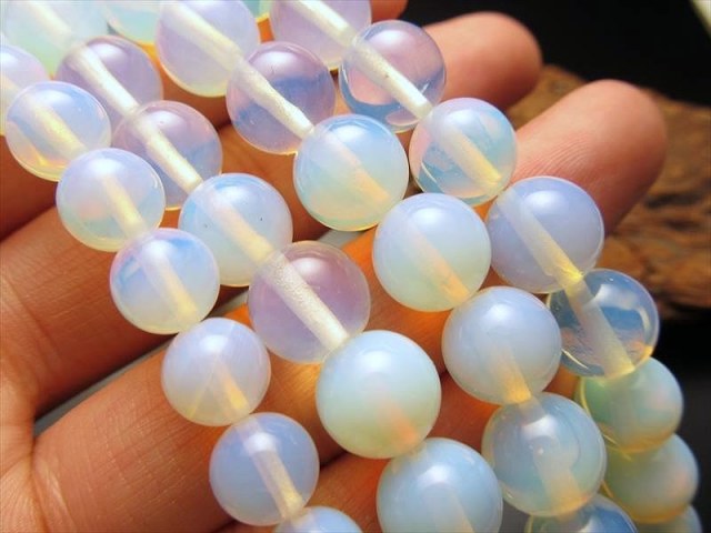 ★クォーツwithツァボライト 9ミリ珠ビーズ⑥(珍品！SA) ☆クォーツwithツァボライト 9ミリ珠ビーズ⑦(珍品！SA)