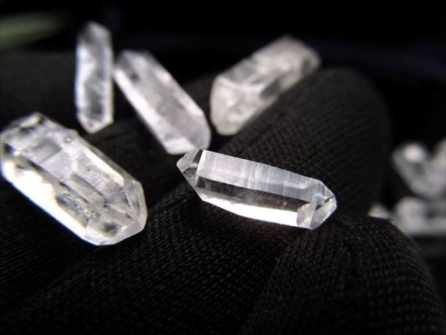 良質 見事なダブルポイント パキスタン産 水晶ダブルポイント原石