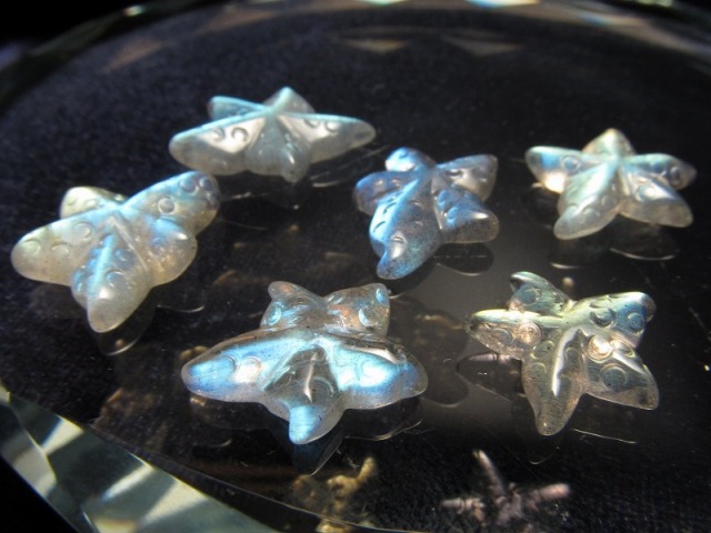 ラブラドライト ヒトデ タンブル 重さ1 0 1 2g 夢が叶う 透明感抜群 ひとで 上質シラー マダガスカル産