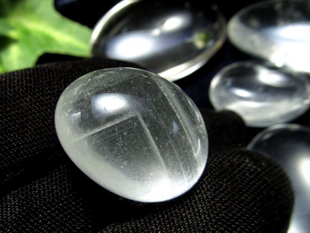 ★特選一連★超透明☆細長【超透明☆天然水晶♢ポリッシュタンブル連】❤️ ☆特選一連☆超透明☆細長【超透明☆天然水晶♢ポリッシュタンブル連】❤️