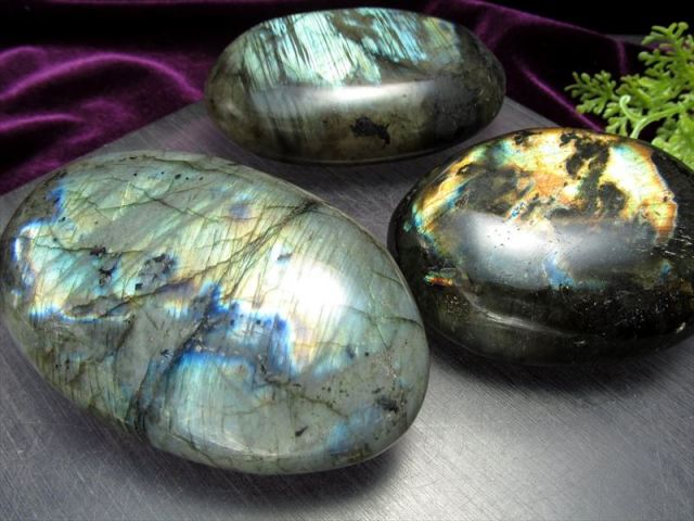 1個売り ラブラドライト タンブル 240g-260g ブルーシラー レインボーシラー ピンクシラーも やや大き目で女性の瞑想用に最適 マダガスカル産