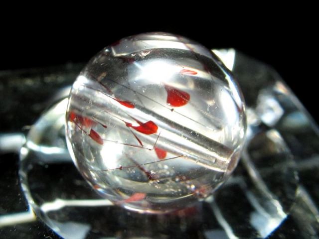 1粒入魂 S級 粒売り スーパーセブン ストロベリークォーツ 直径11mm珠