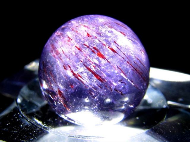 1粒入魂 S級 粒売り スーパーセブン 直径12mm珠 ケース付き 金属光沢