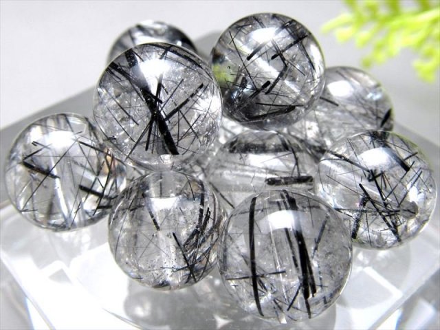 S96☆ブラックルチルクォーツ10mm 1粒 （楽天市場】【1粒売り 