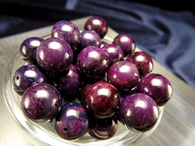 ◇7777円限定 リッチマーブルスギライト 14ミリ珠 ビーズⅢ(~9/19