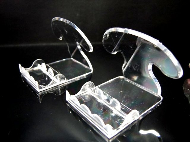 天然石プレート用 台座 高さ約50mm、幅約46mm プレート形状などの