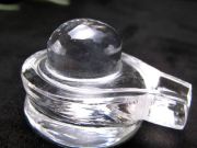 浄化と再生の御守り マニカラン産水晶リンガとヨニ ギャランティカード付き 最大幅約32.1mm 約16.5g 聖地ヒマラヤ・マニカラン 1点物