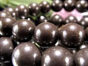 シックなブラックカラー 黒北投石 ブラックホクトライト ブレスレット 12mm×17珠前後 台湾と日本だけの奇跡 温泉成分を含むラジウム鉱石 証明書付属 台湾産