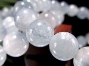 希少 ブルールチルタイプ ザギマウンテンブルールチルクォーツブレスレット 珠サイズ約6.5mm-7mm×29珠前後 ギャランティーカード付き パキスタン産