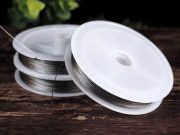 1個売り ナイロンコートワイヤー 0.30mm 0.38mm 0.45mm 選べる3サイズ たっぷり50m 7本より線 ブレスレット ネックレス用 si-p
