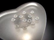 ブレス保護&サイズアップに 激安 シリコンリング ホワイト 半透明 約150-170個入 直径約3mm 高級ブレスに必須 白色 pa-p パワーストーン 天然石