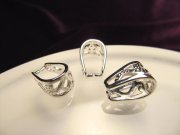 1個売り 高品質Silver925パーツ 透かし調バチカン 縦12.3mm チェーン通し部分6.7mm ペンダントトップの必需品 BTC031