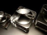 Mサイズ 丸玉用 台座 K9 クリスタルガラス 台座サイズ約34×34mm 高さ約18-20mm 丸玉台座 天然石丸玉用台座 inmy -s パワーストーン 天然石