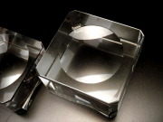 Lサイズ 丸玉用 台座 K9 クリスタルガラス 台座サイズ 約39×39mm 高さ約21-23mm 丸玉台座 天然石丸玉用台座 inmy -s パワーストーン 天然石