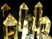 5A 超透明シトリン ポイント 重さ約110g-120g 六角柱 ポイント 黄水晶 ブラジル産 パワーストーン 天然石