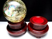 激安 Mサイズ 丸玉用 回転 ベアリング式 木製台座 直径約68mm×高さ約58mm 直径50mm－95mmの丸玉を飾るのに便利 丸玉台座 天然石台座 inmy パワーストーン