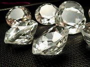 水晶 ダイアモンドカット タンブル 直径約10mm-12mm 1g前後 1個売り 極上ブリリアントカット ブラジル産 hos パワーストーン 天然石