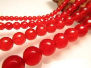 4mm珠 レッドアゲート 一連 約38-40cm 赤瑪瑙 天然石 連売り ビーズ ブラジル産