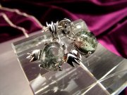 激安宣言 ガーデンクォーツ 庭園水晶 エンジェル ペンダントトップ 石サイズ縦約8.5mm 1個売り オーバル型 天使ペンダントトップ Silver925 ブラジル産