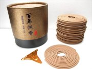 高級 百年沈香 うずまき香 1箱48巻き入り 深い香りですが日本人向けの優しい香り お香立て別売り inmy パワーストーン 天然石