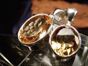 シトリン 黄水晶 オーバルカットペンダントトップ 石サイズ縦約10mm Silver925 超透明 富をもたらす・商売繁盛の石 ブラジル産 パワーストーン 天然石