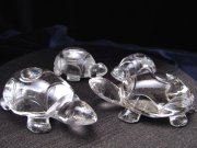 5A 天然水晶 亀彫刻置物 約20g-25g 幸運の兆し&長寿の象徴 片手に収まるお手頃サイズの可愛いカメ置物 ヒマラヤ産 パワーストーン 天然石
